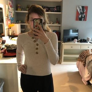 American Eagle Button Up Sweater
